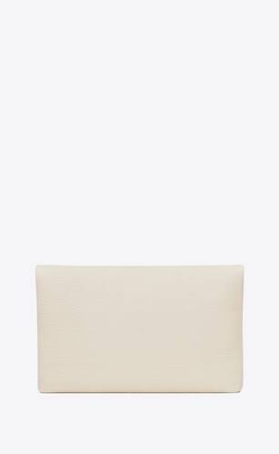 cassandre large envelope pouch in lambskin
